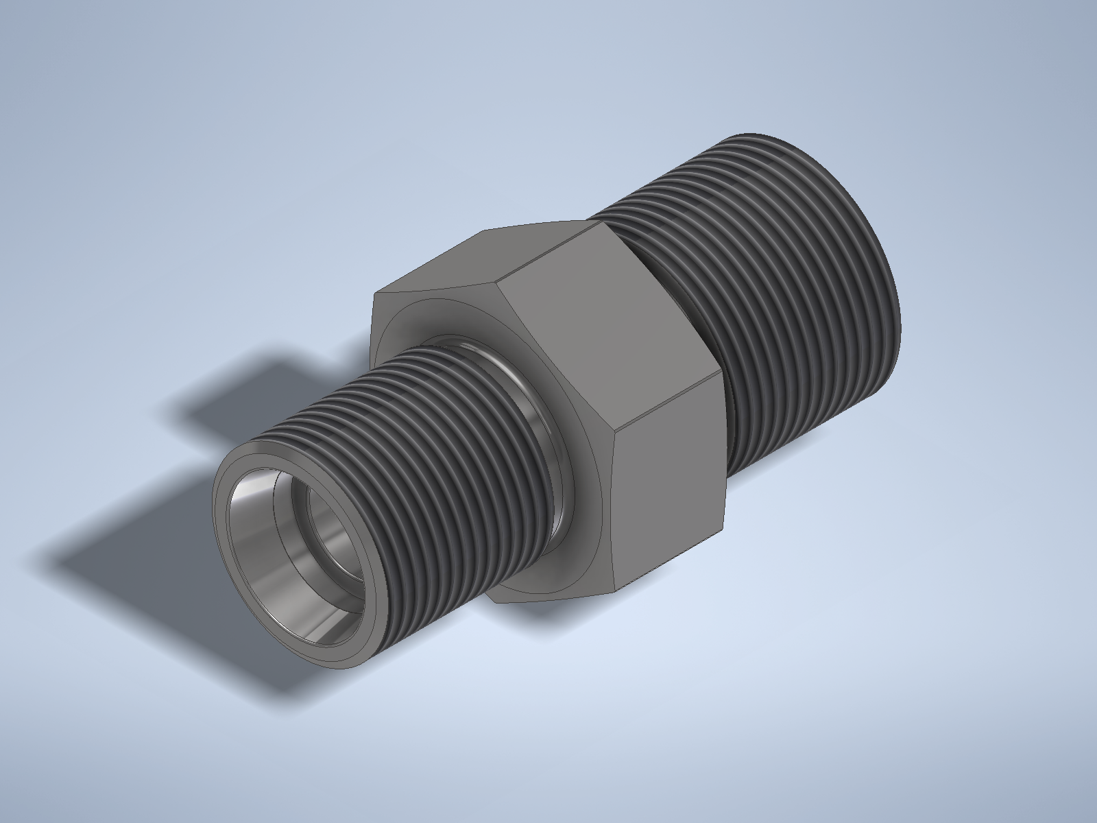 Stainless steel High Pressure Adapter M/M M22x1,5-24° to M26x1,5-24° 1500 bar