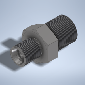 Stainless steel High Pressure Adapter M/M M22x1,5-24° to M30x2-24° 1500 bar