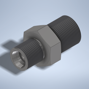 Stainless steel High Pressure Adapter M/M M24x1,5-24° to M30x2-24° 1500 bar