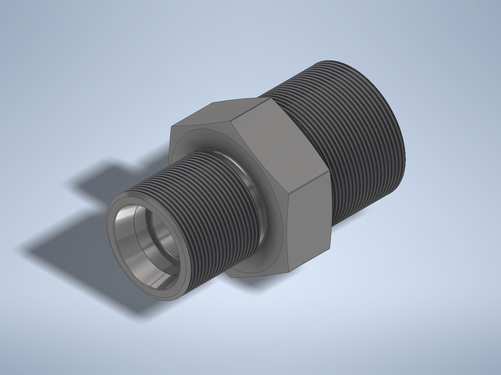 Stainless steel High Pressure Adapter M/M M36x2-24° to M45x1,5-24° 1000 bar