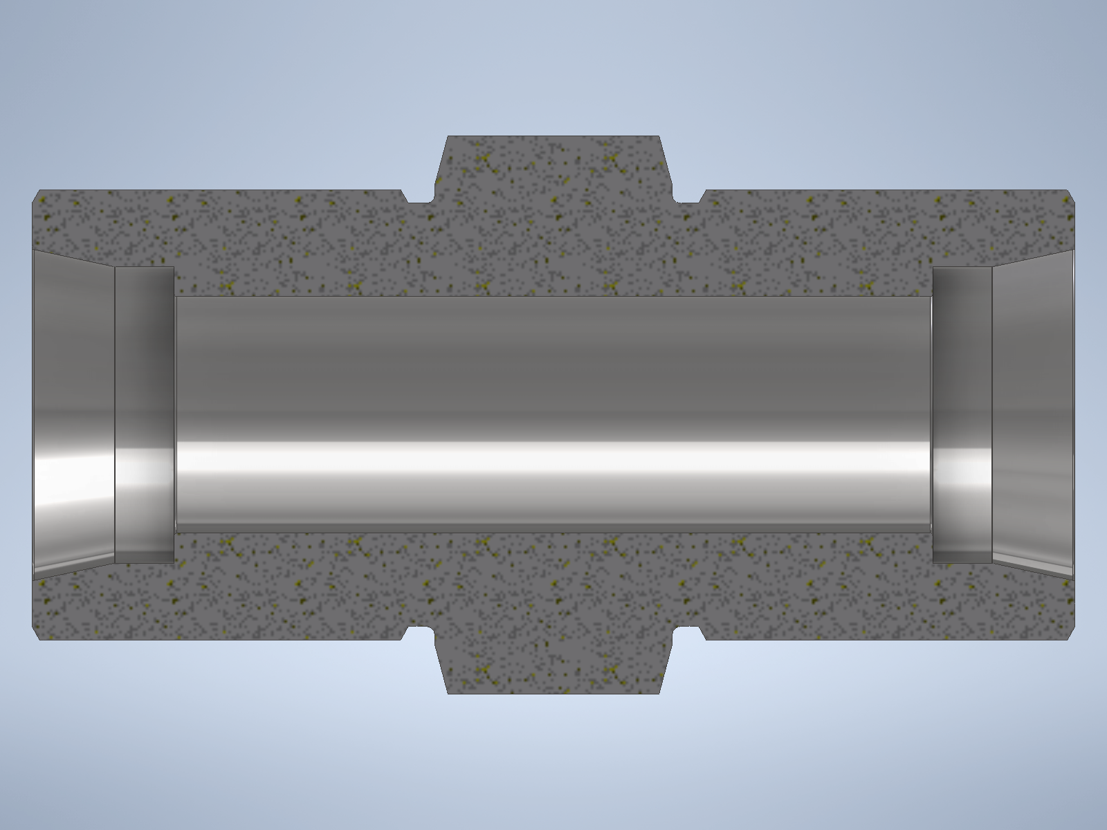 Stainless steel High Pressure Adapter M/M M38x1,5-24° to M38x1,5-24° 1000 bar - Image 2