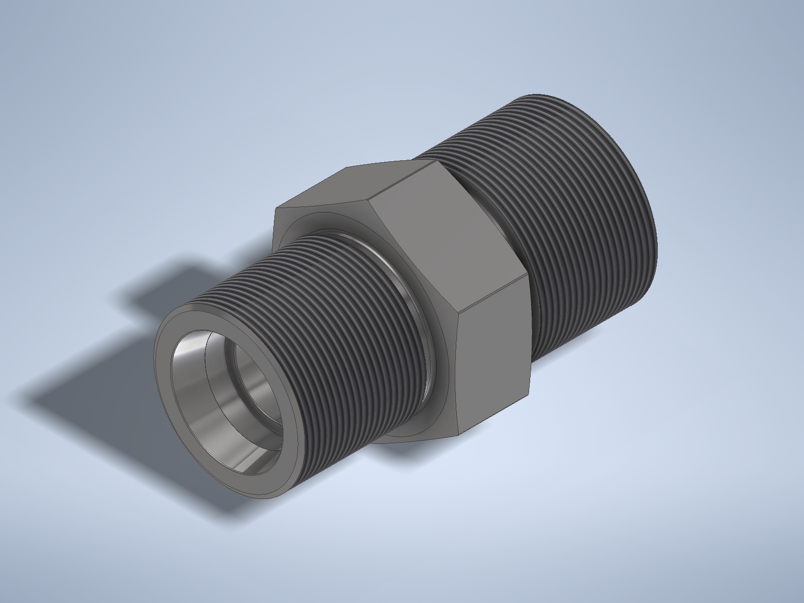 Stainless steel High Pressure Adapter M/M M38x1,5-24° to M42x2-24° 1000 bar