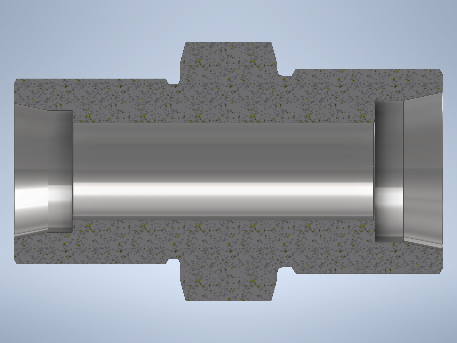 Stainless steel High Pressure Adapter M/M M38x1,5-24° to M42x2-24° 1000 bar - Image 2