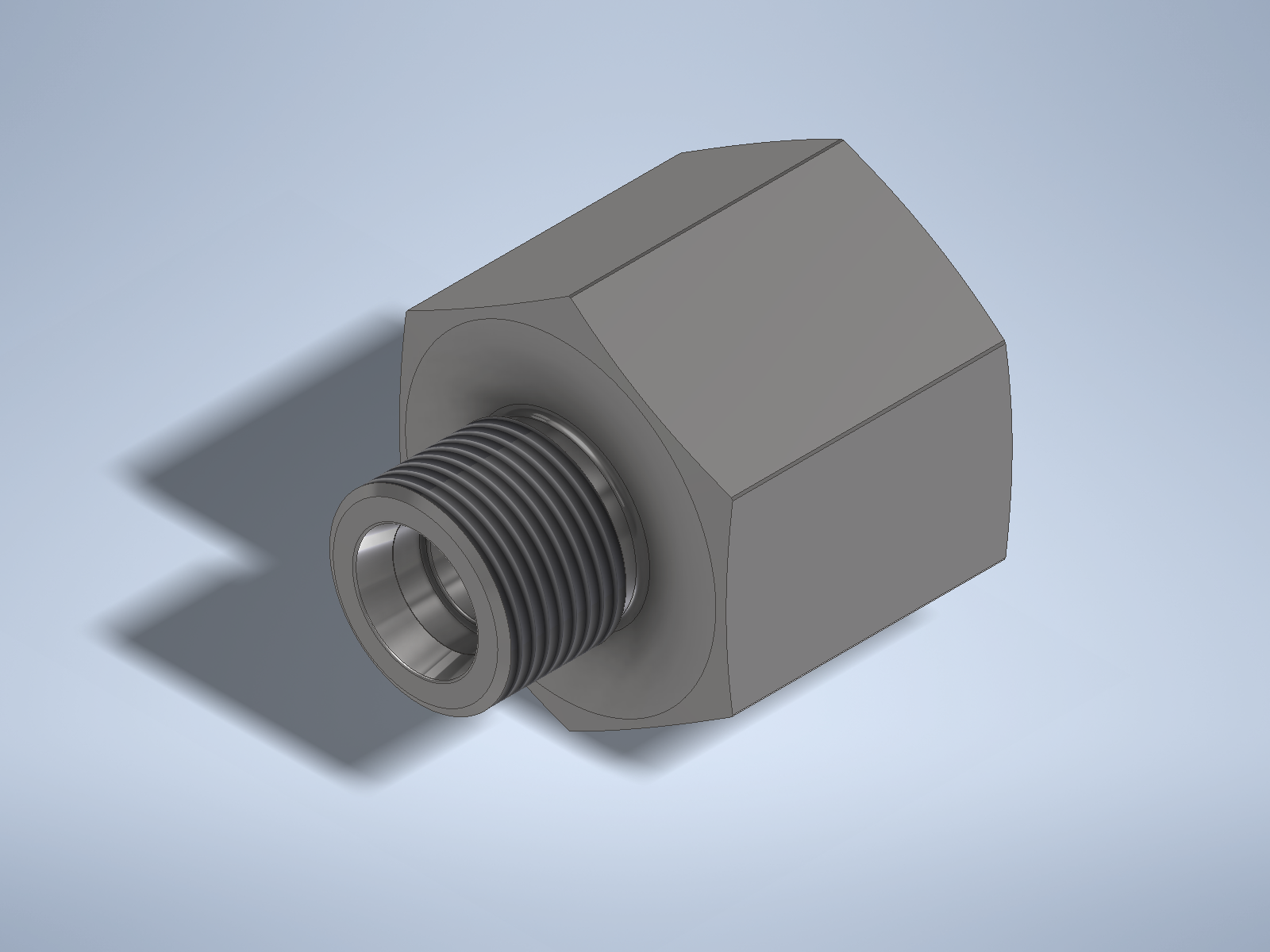 Stainless steel High Pressure Adapter M/F M20x1,5-24° to M22x1,5-F 1500 bar