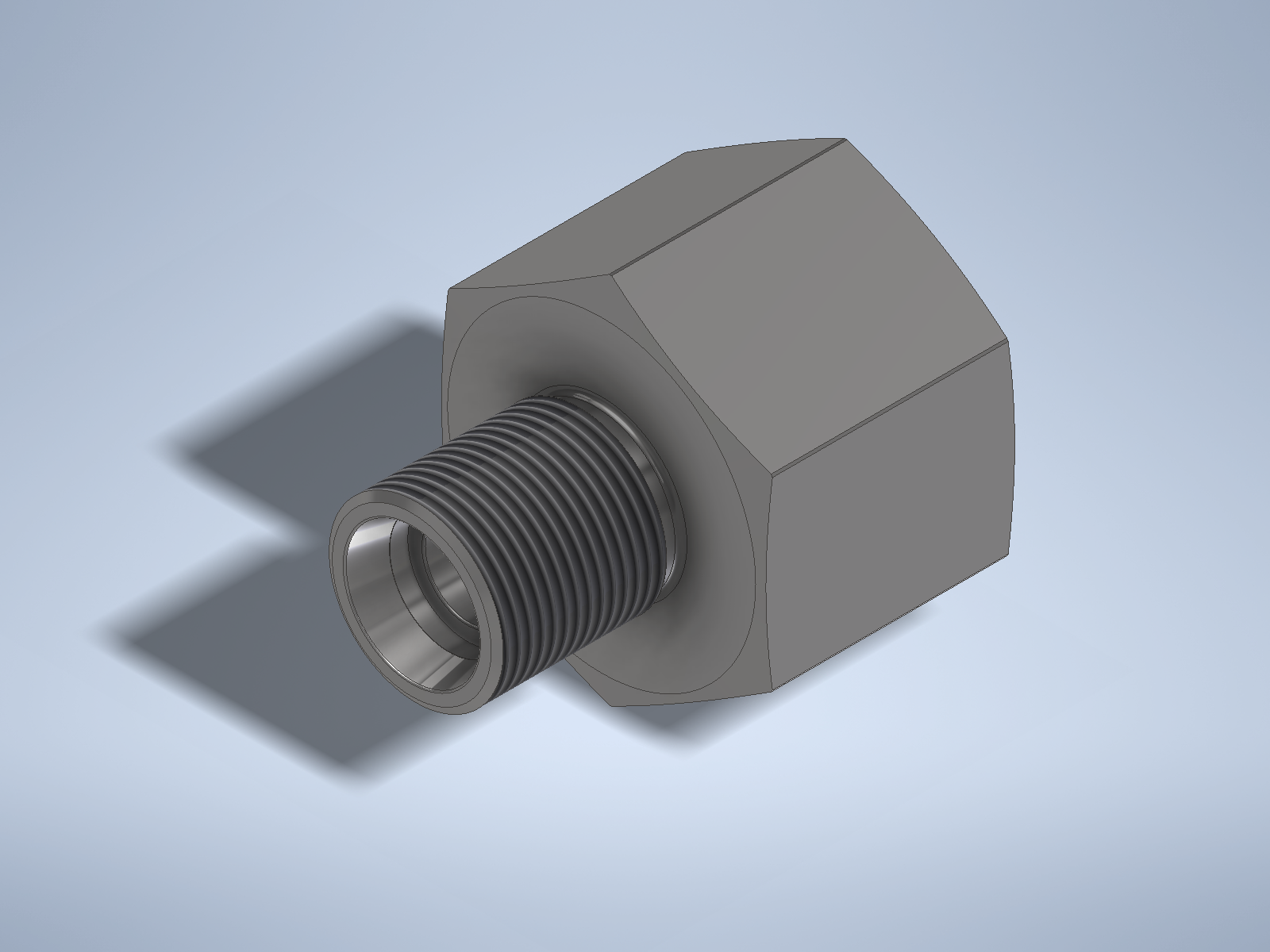 Stainless steel High Pressure Adapter M/F M22x1,5-24° to M24x1,5-F 1500 bar