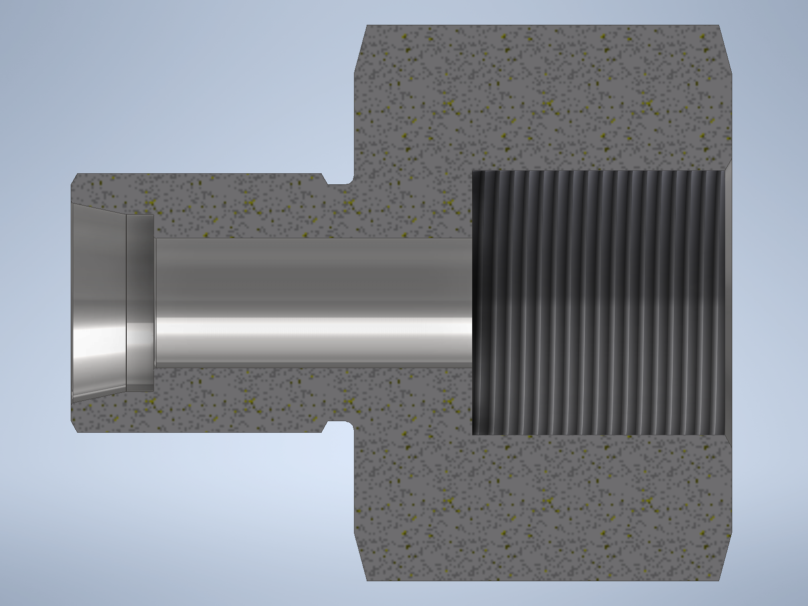 Stainless steel High Pressure Adapter M/F M22x1,5-24° to M24x1,5-F 1500 bar - Image 2