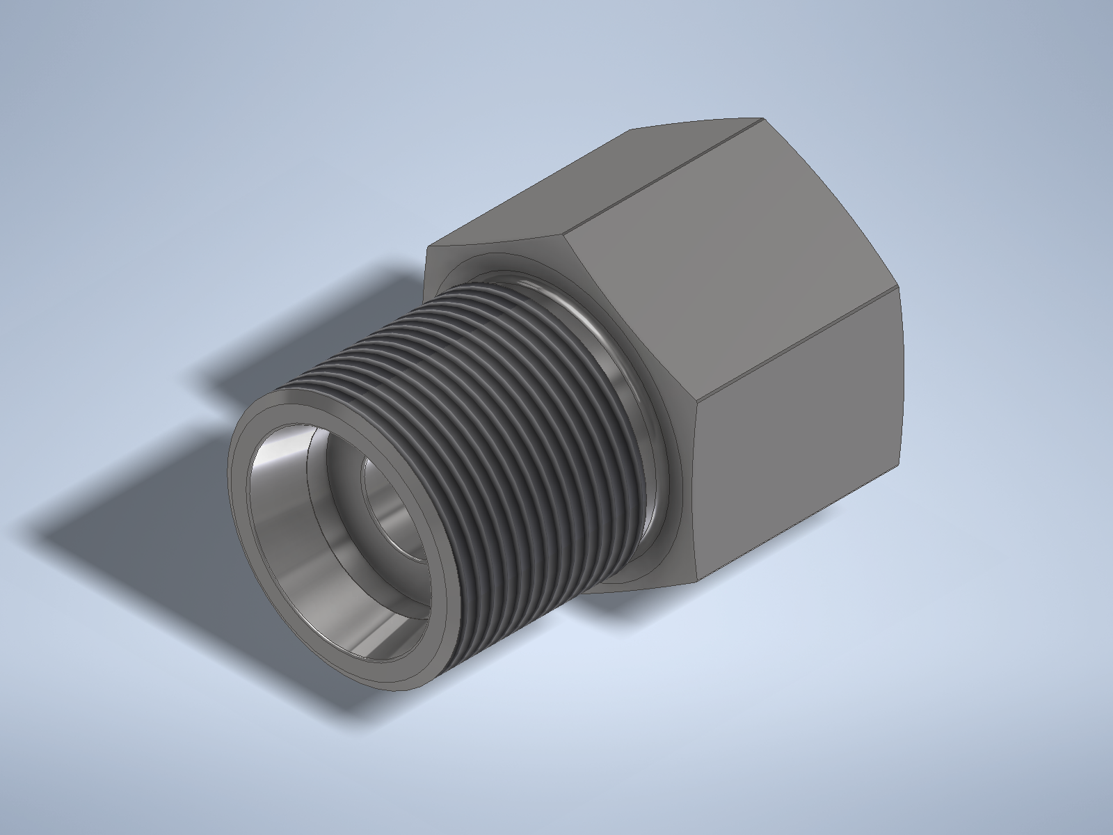 Stainless steel High Pressure Adapter M/F M26x1,5-24° to M20x1,5-F 1500 bar