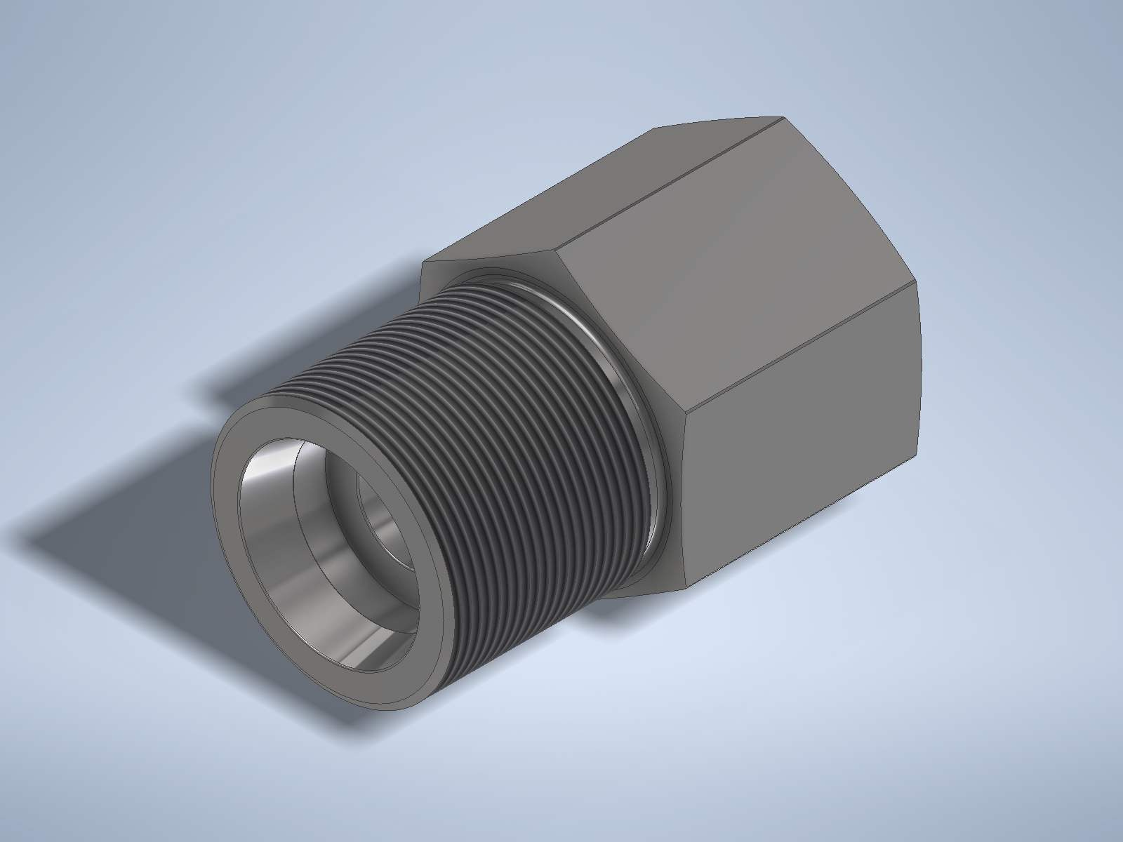 Stainless steel High Pressure Adapter M/F M38x1,5-24° to M30x2-F 1000 bar