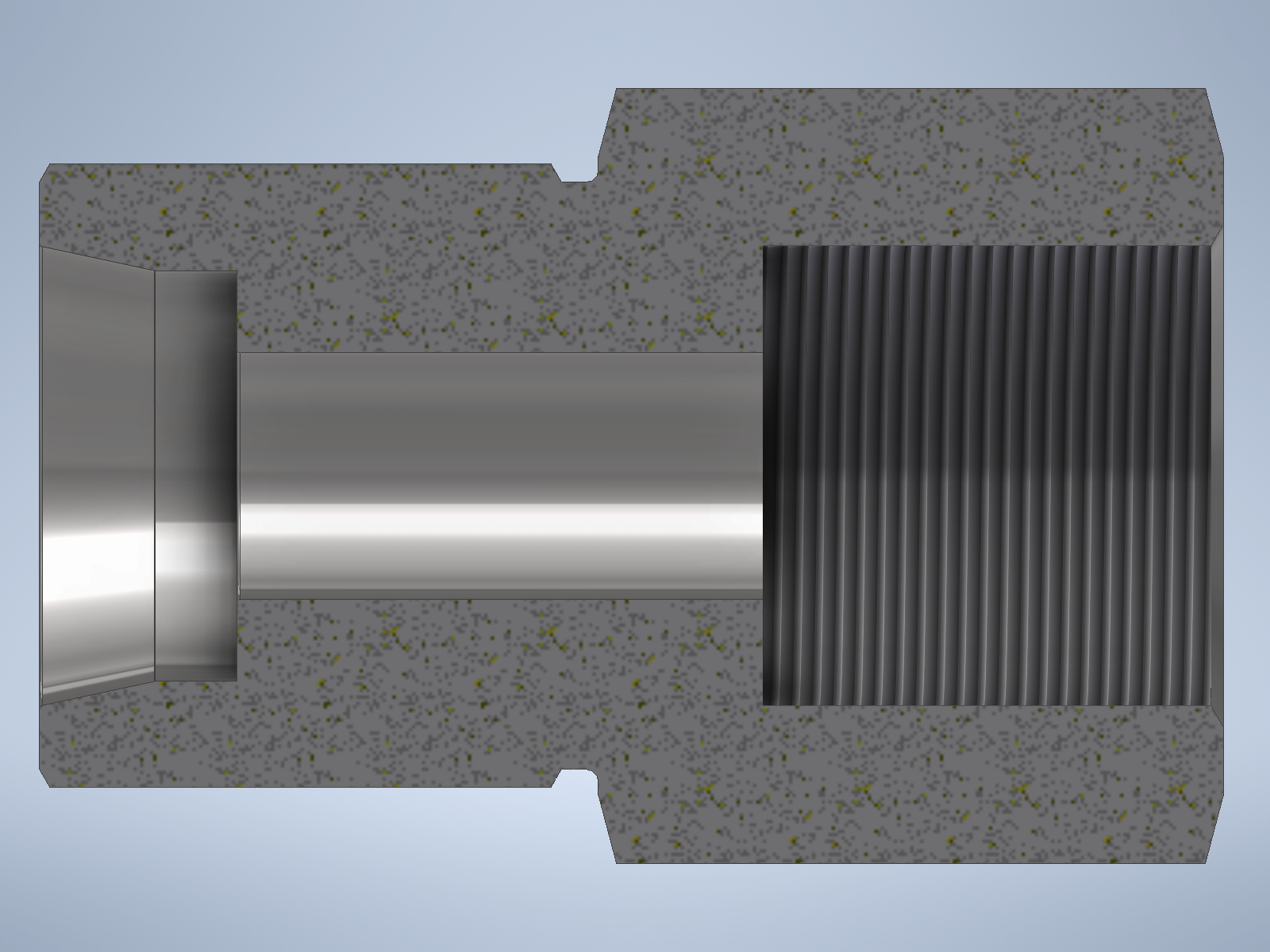 Stainless steel High Pressure Adapter M/F M38x1,5-24° to M30x2-F 1000 bar - Image 2