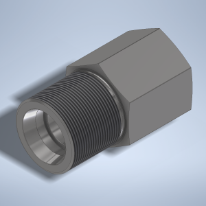 Stainless steel High Pressure Adapter M/F M38x1,5-24° to M36x2-F 1000 bar