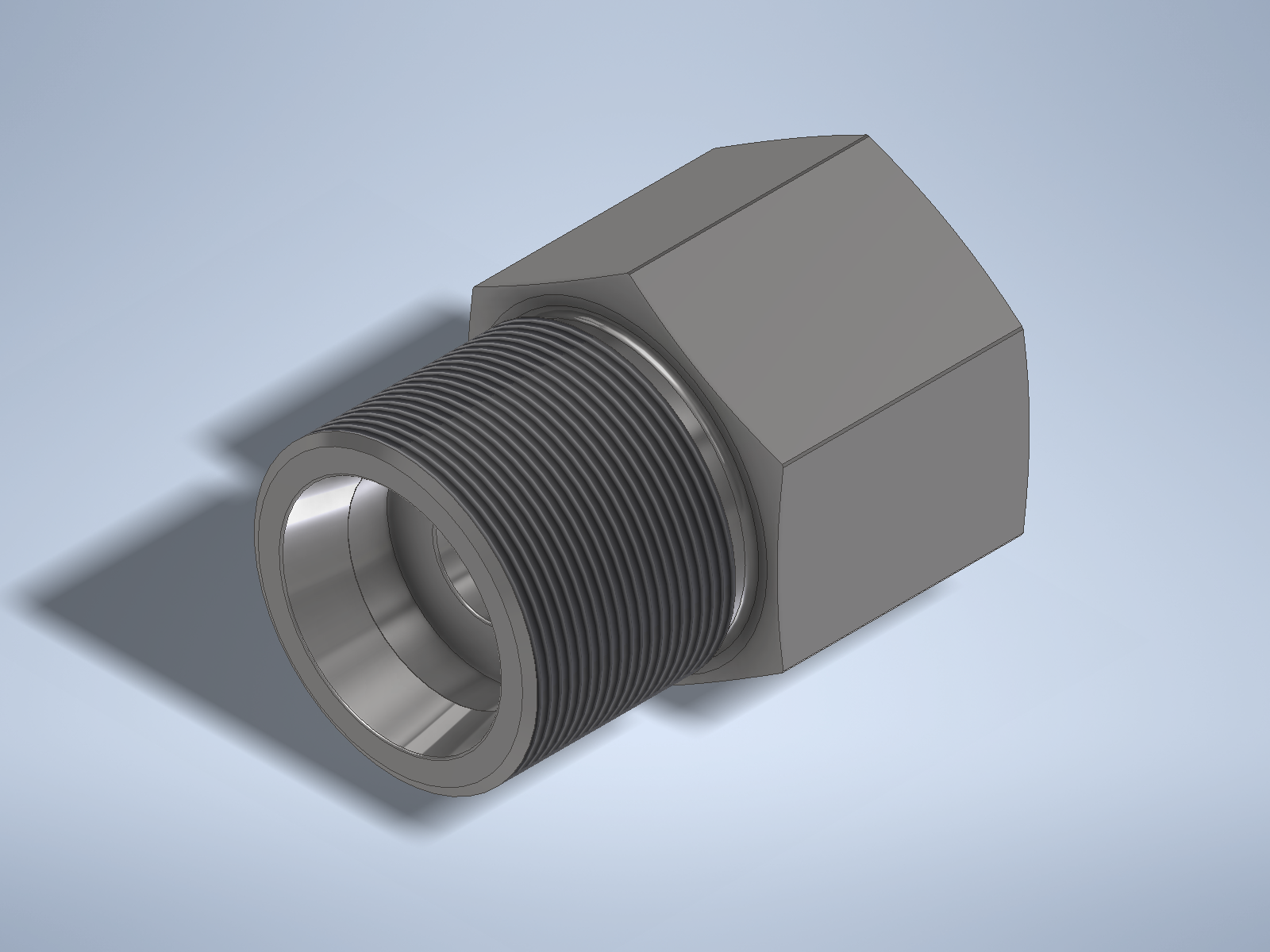 Stainless steel High Pressure Adapter M/F M42x2-24° to M30x1,5-F 1000 bar
