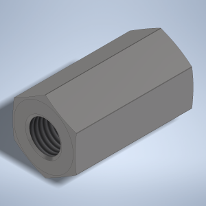 Stainless steel High Pressure Adapter F/F M12x1,5-F to M12x1,5-F 2000 bar