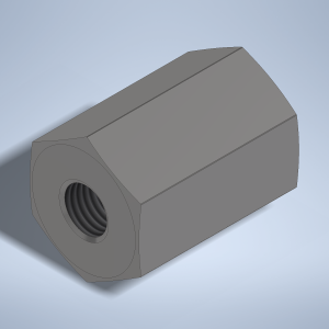 Stainless steel High Pressure Adapter F/F M12x1,5-F to M16x1,5-F 2000 bar