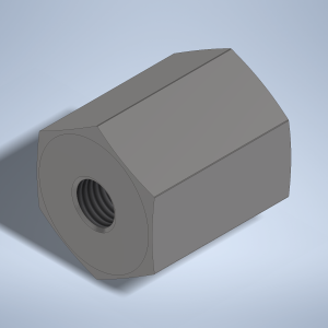 Stainless steel High Pressure Adapter F/F M12x1,5-F to M18x1,5-F 2000 bar