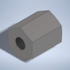 Stainless steel High Pressure Adapter F/F M14x1,5-F to M18x1,5-F 2000 bar