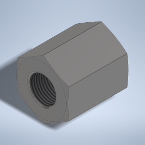 Stainless steel High Pressure Adapter F/F M18x1,5-F to M18x1,5-F 2000 bar