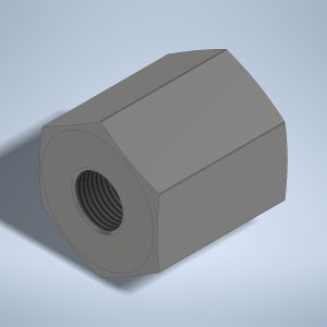 Stainless steel High Pressure Adapter F/F M18x1,5-F to M24x1,5-F 1500 bar