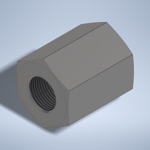 Stainless steel High Pressure Adapter F/F M20x1,5-F to M22x1,5-F 1500 bar