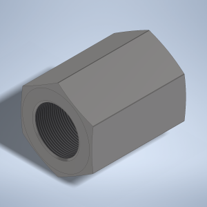 Stainless steel High Pressure Adapter F/F M36x2-F to M42x2-F 1000 bar