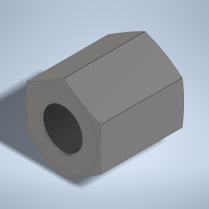 Stainless steel High Pressure Adapter F/F M36x2-F to M45x1,5-F 1000 bar